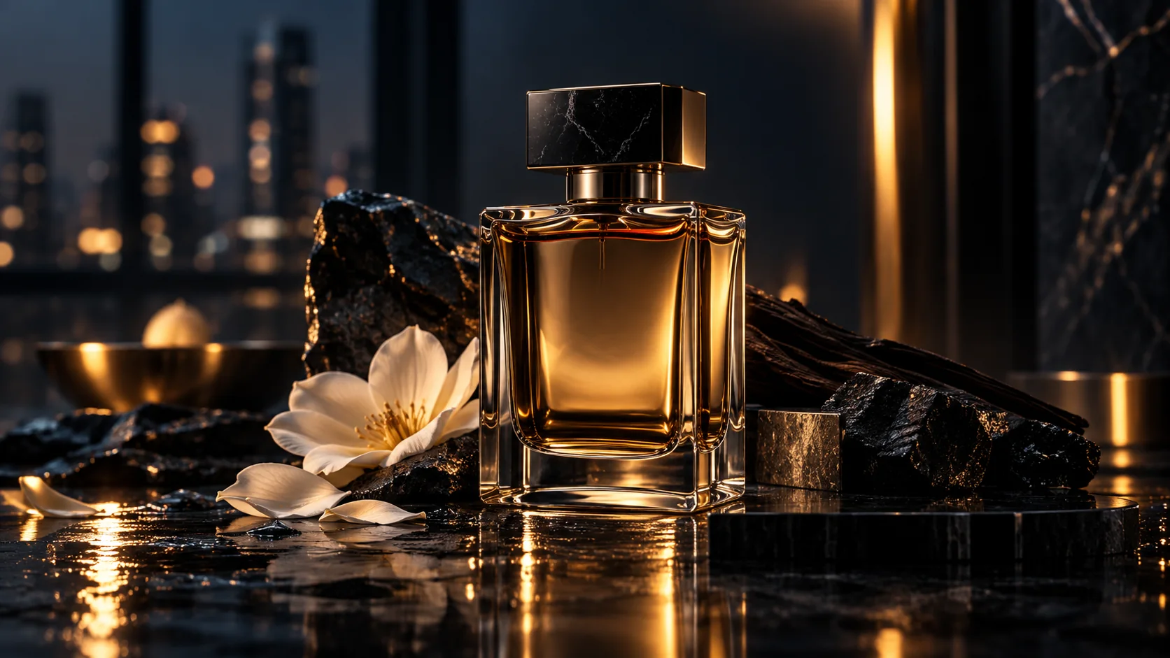Premium commercial product video featuring a fragrance