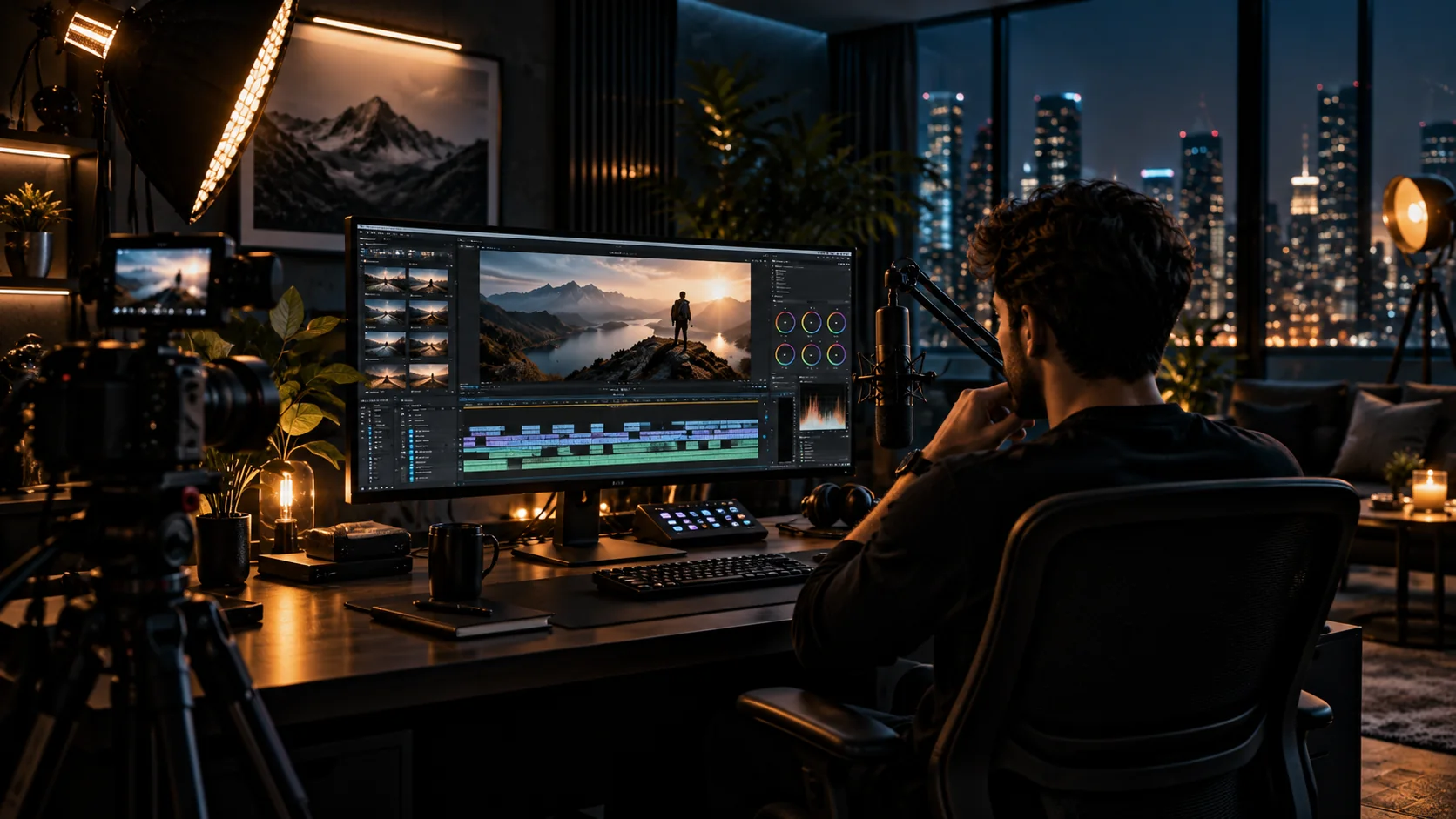 Creator-focused editing suite for digital content production