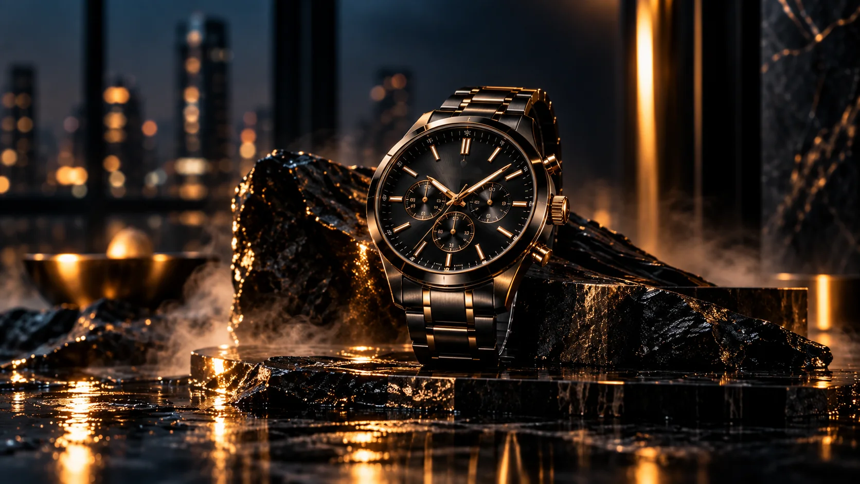 Premium watch commercial for brand promotional video