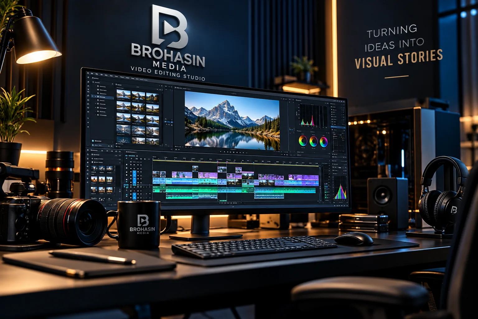 Brohasin Media visual storytelling and creative editing studio